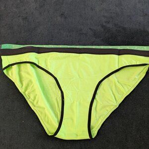 NWOT MeUndies Neon Green/Yellow Bikini Cut Size XXXL